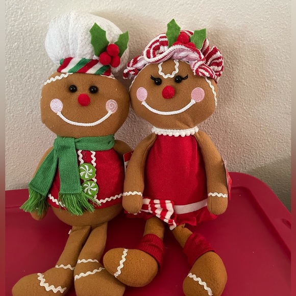 Gingerbread Couple boy and girl - Picture 1 of 2